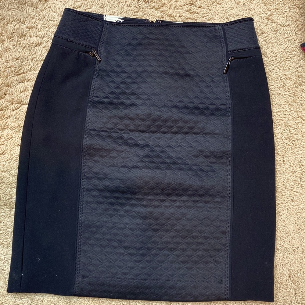 Black A-line White House Black Market Skirt